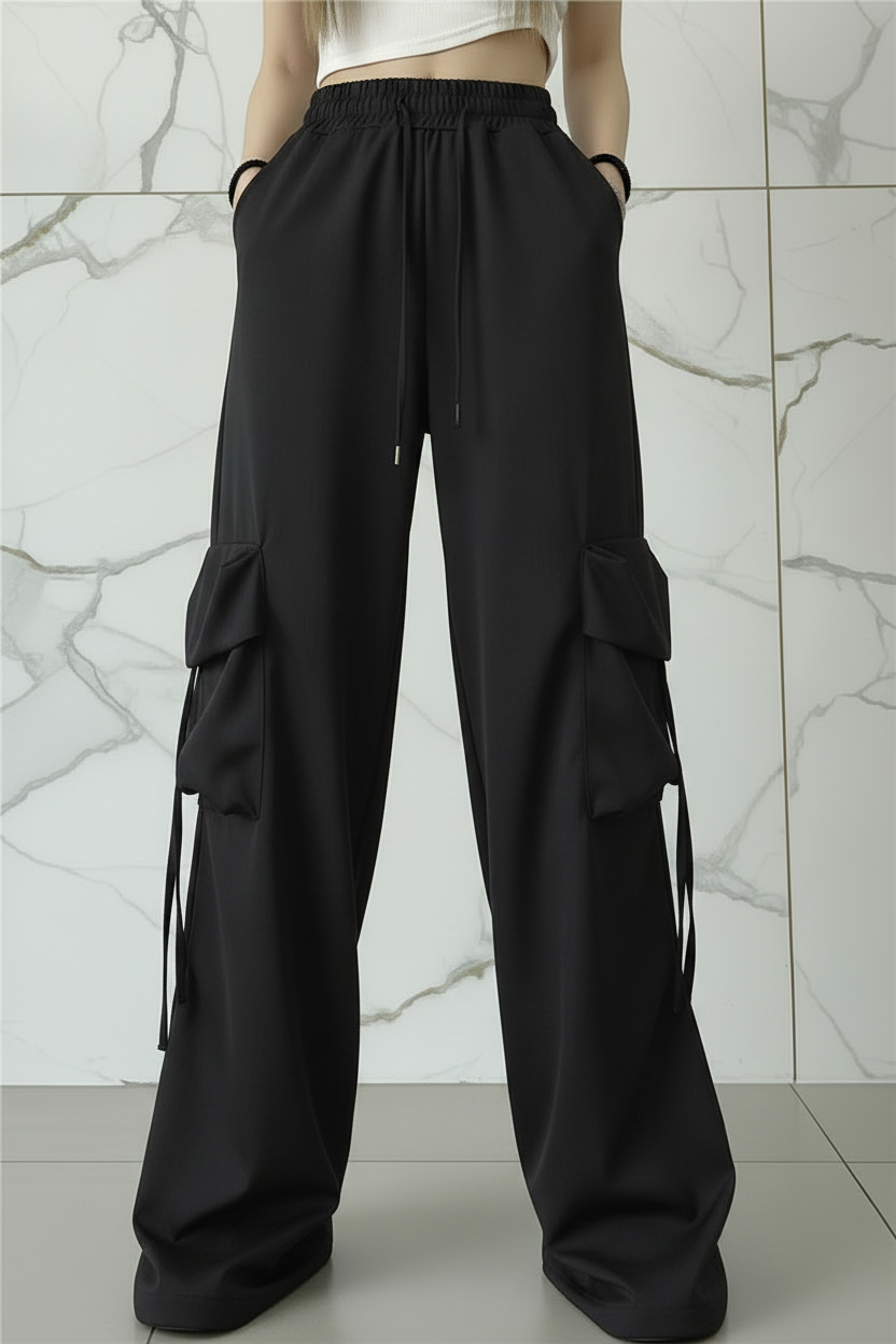 بنطال كامل - أسود