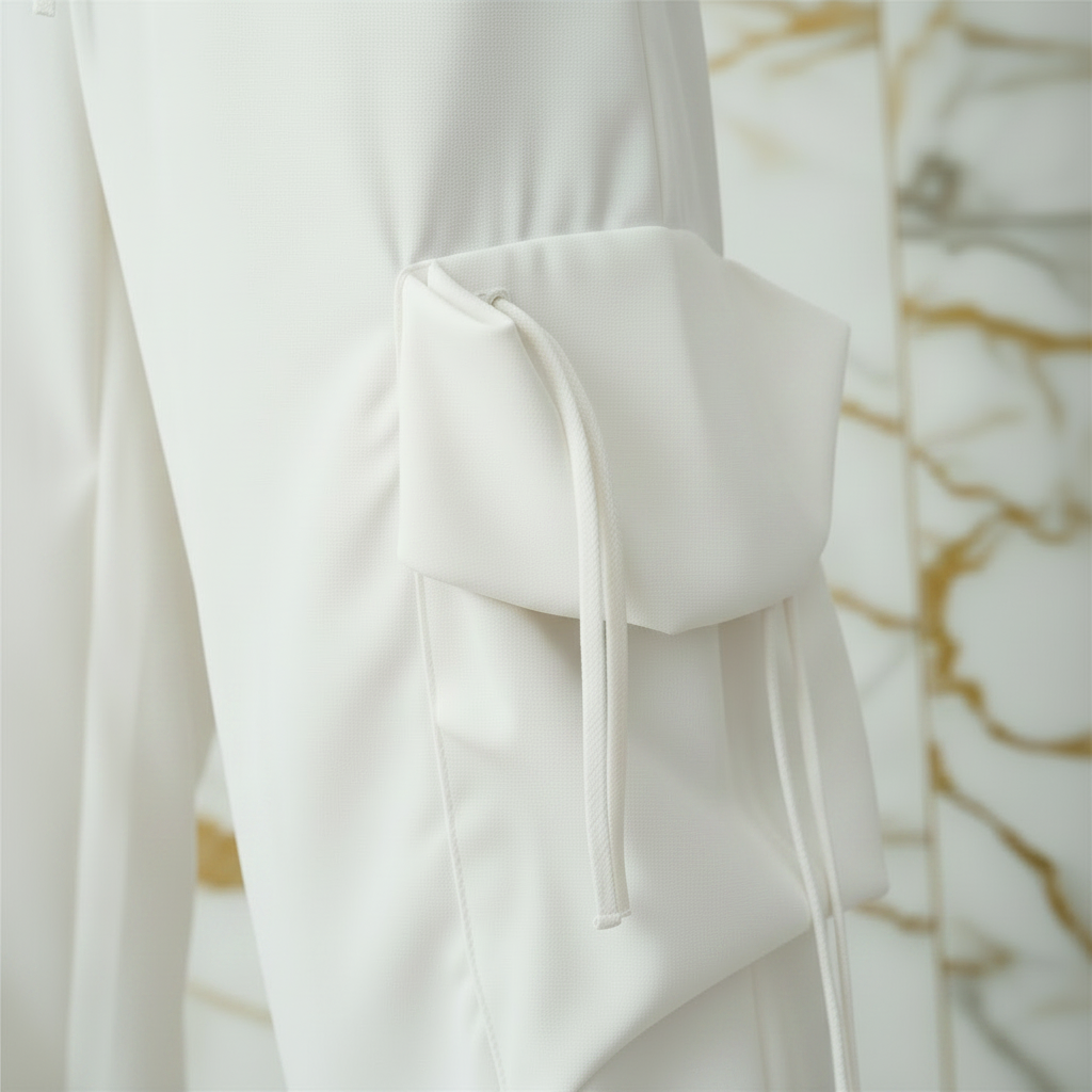 جيب قريب - أبيض