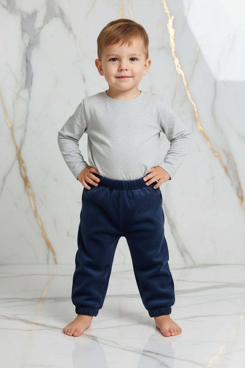 منظر أمامي - البنطال نظيف بدون رسومات