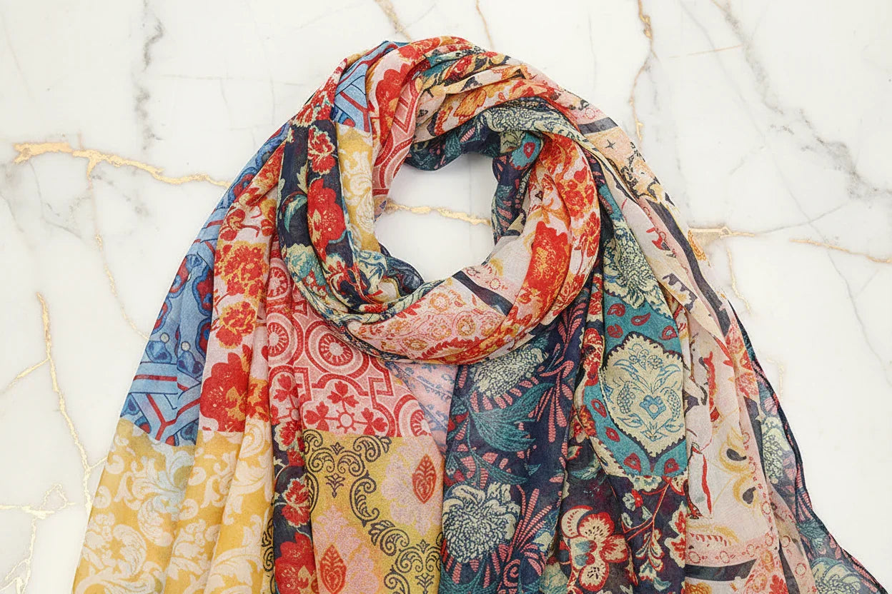 لقطة للتصميم المرقع المتنوع