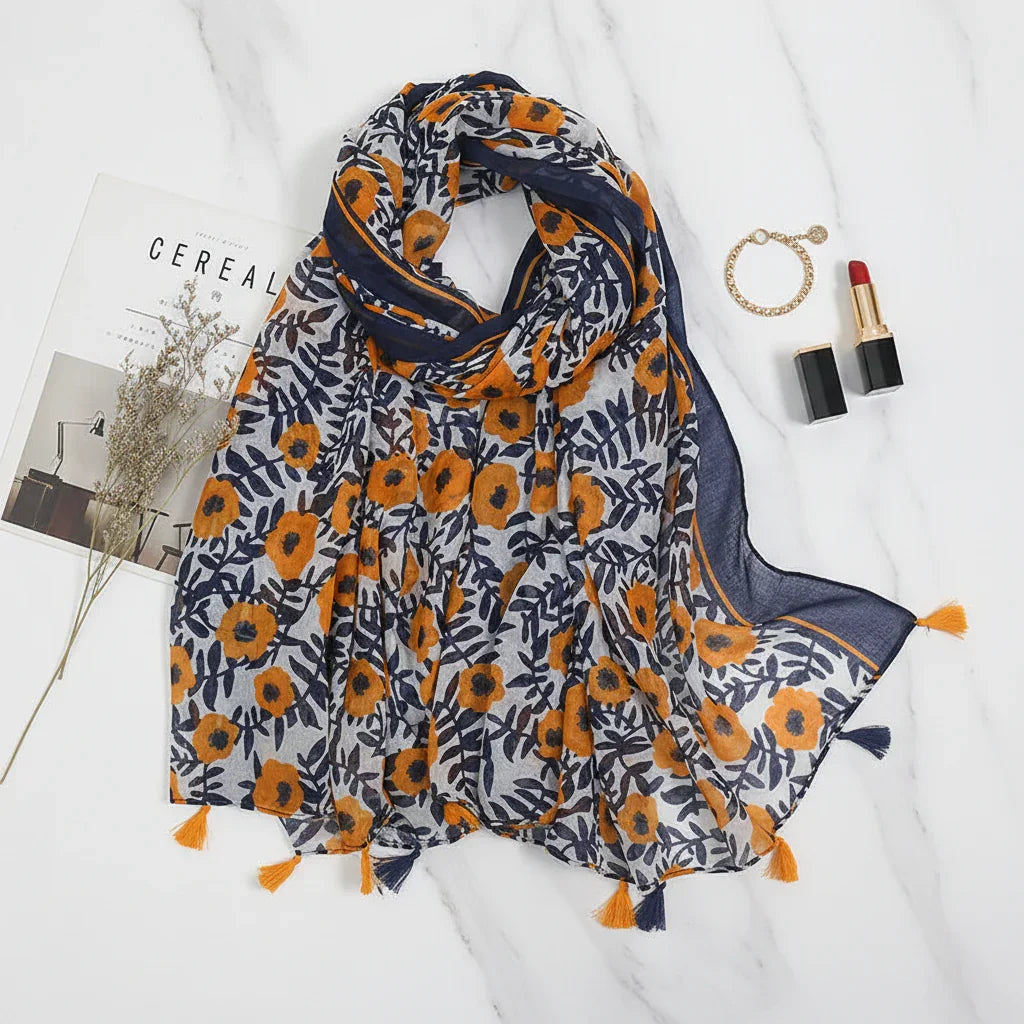 الشال مفرود بالكامل