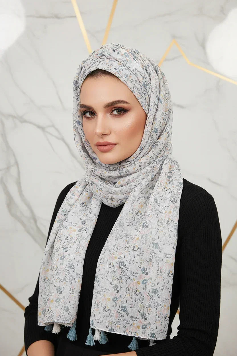 وشاح فاخر على الرأس