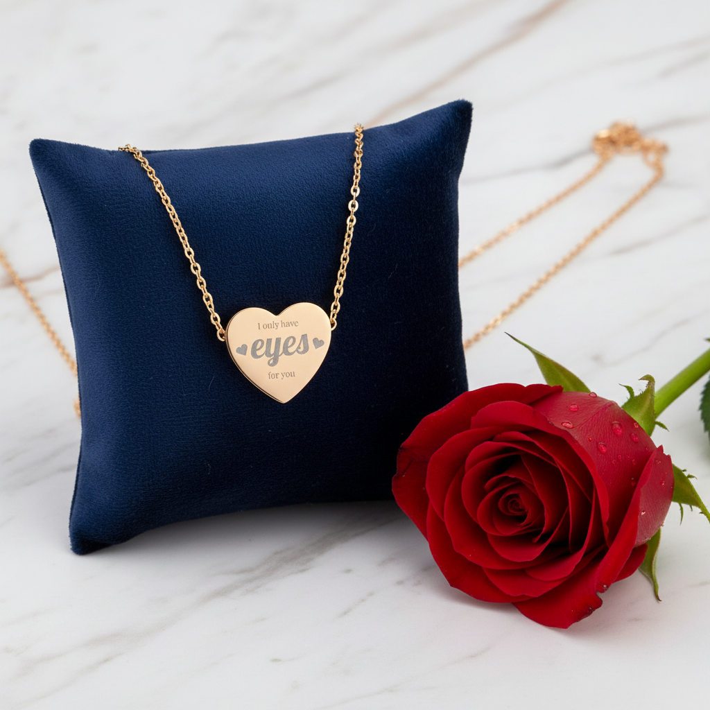 القلادتين مع وردة - منظر علوي