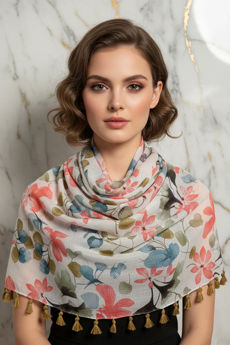 تصوير قريب للوشاح