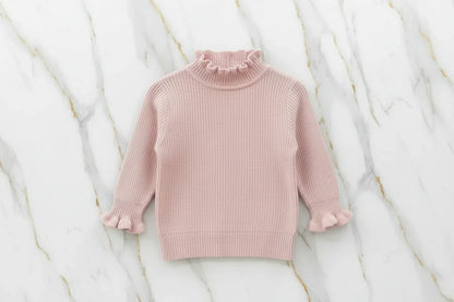 سويتر وردي مبطن - منظر أمامي