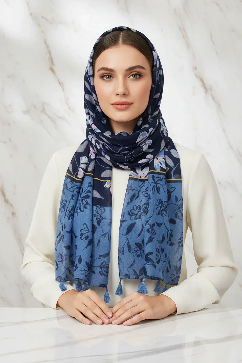 وشاح فاخر على الرأس