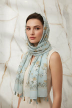 وشاح فاخر على الرأس