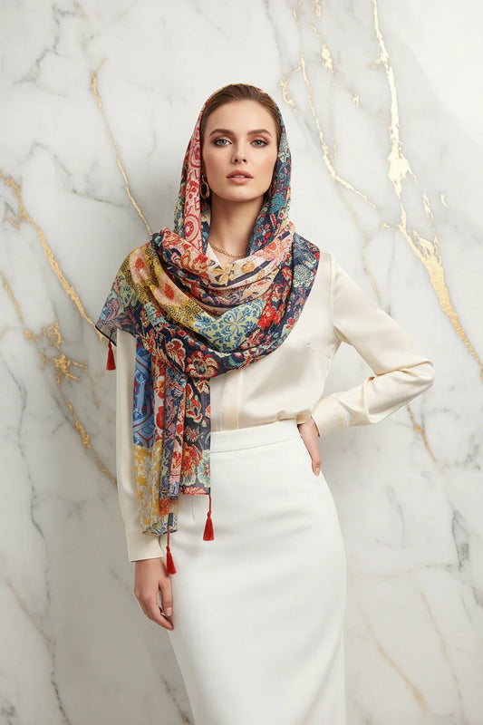 وشاح فاخر كحجاب