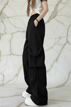 بنطال أسود - جانب