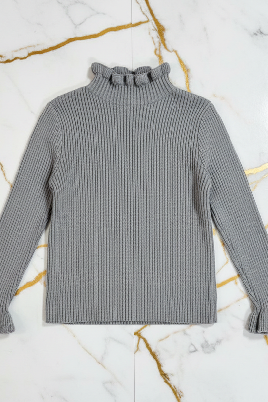 سويتر رمادي - منظر أمامي