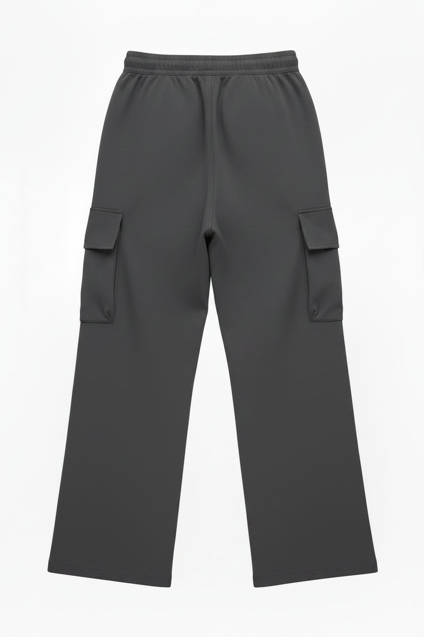 بنطال رمادي - بدون جيب خلفي