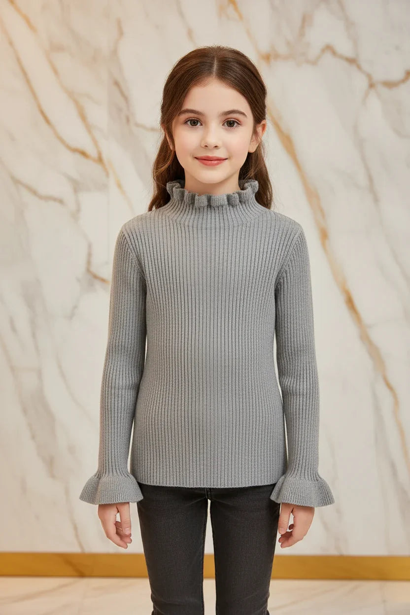 سويتر رمادي - أمامي