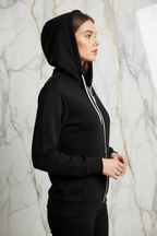 هودي أسود جانبي