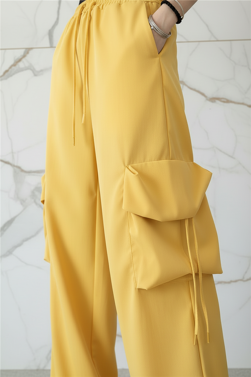 جيوب جانبية - أصفر