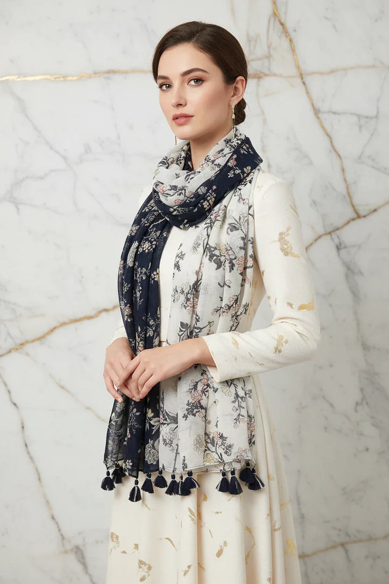 وشاح فاخر على الأكتاف