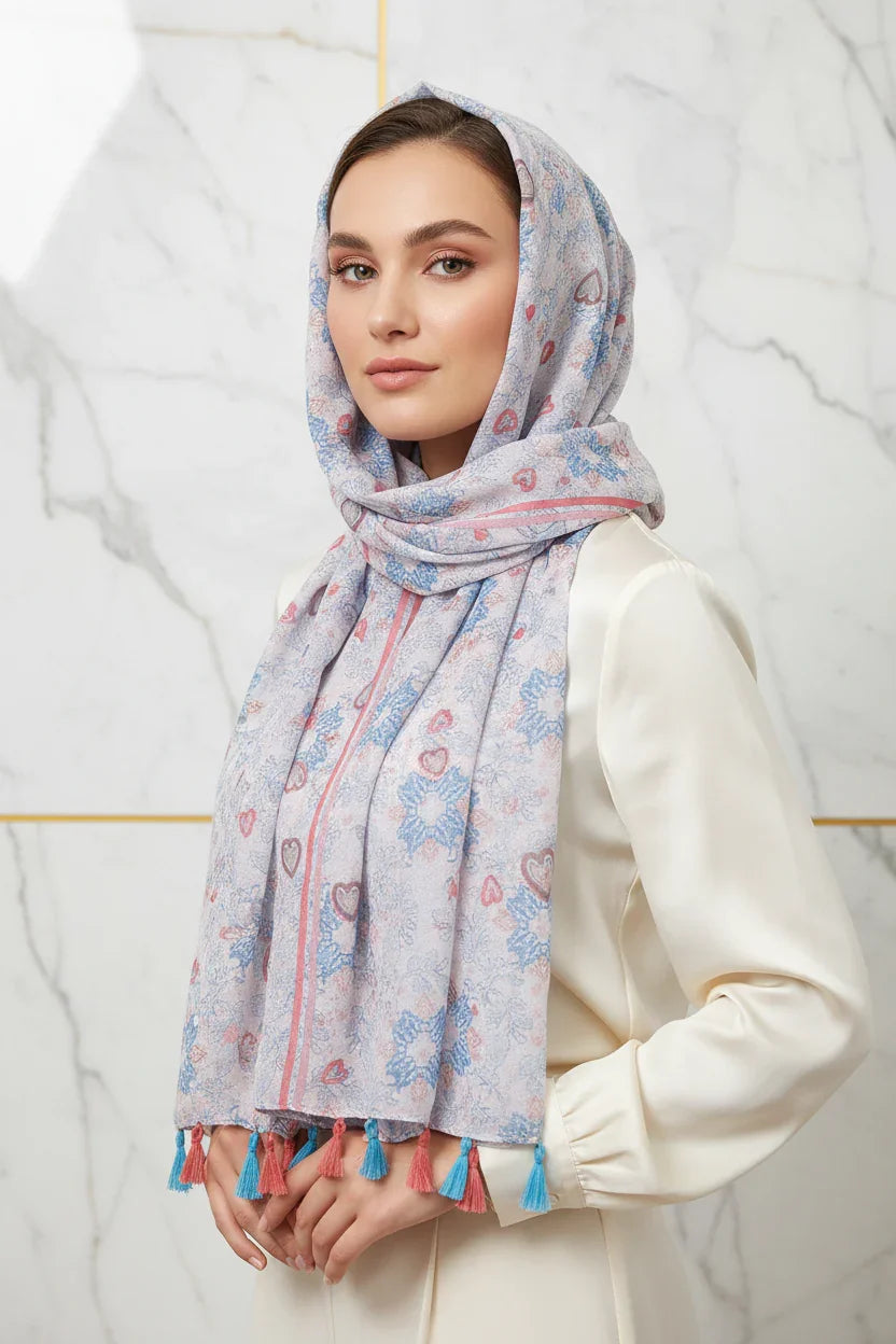 وشاح فاخر على الرأس