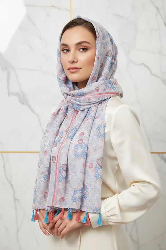 وشاح فاخر على الرأس