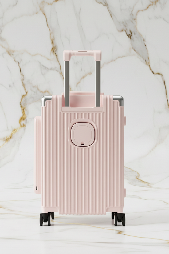 الحقيبة الوردية - منظر خلفي