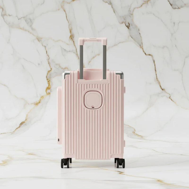 الحقيبة الوردية - منظر خلفي