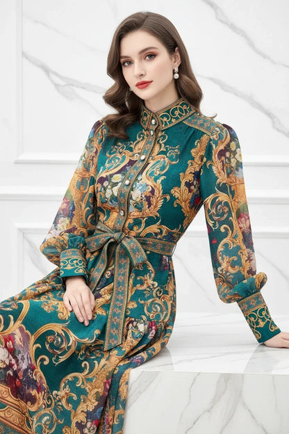 لقطة تفاصيل الصدر والياقة