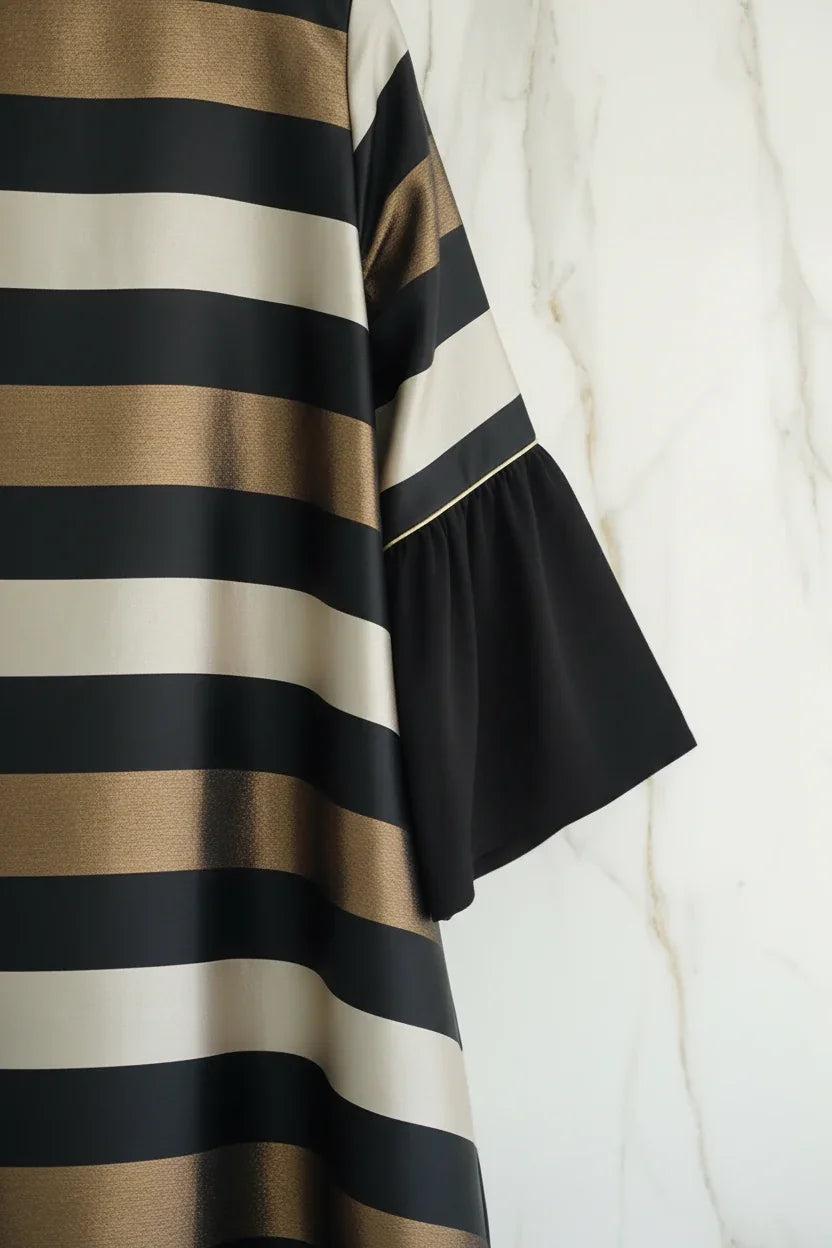 لقطة قريبة لتفاصيل الأكمام