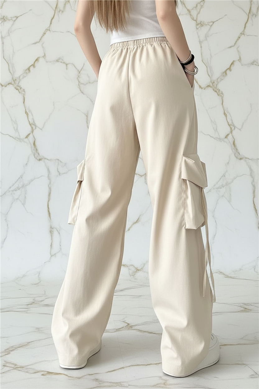 بنطال بيج - خلف