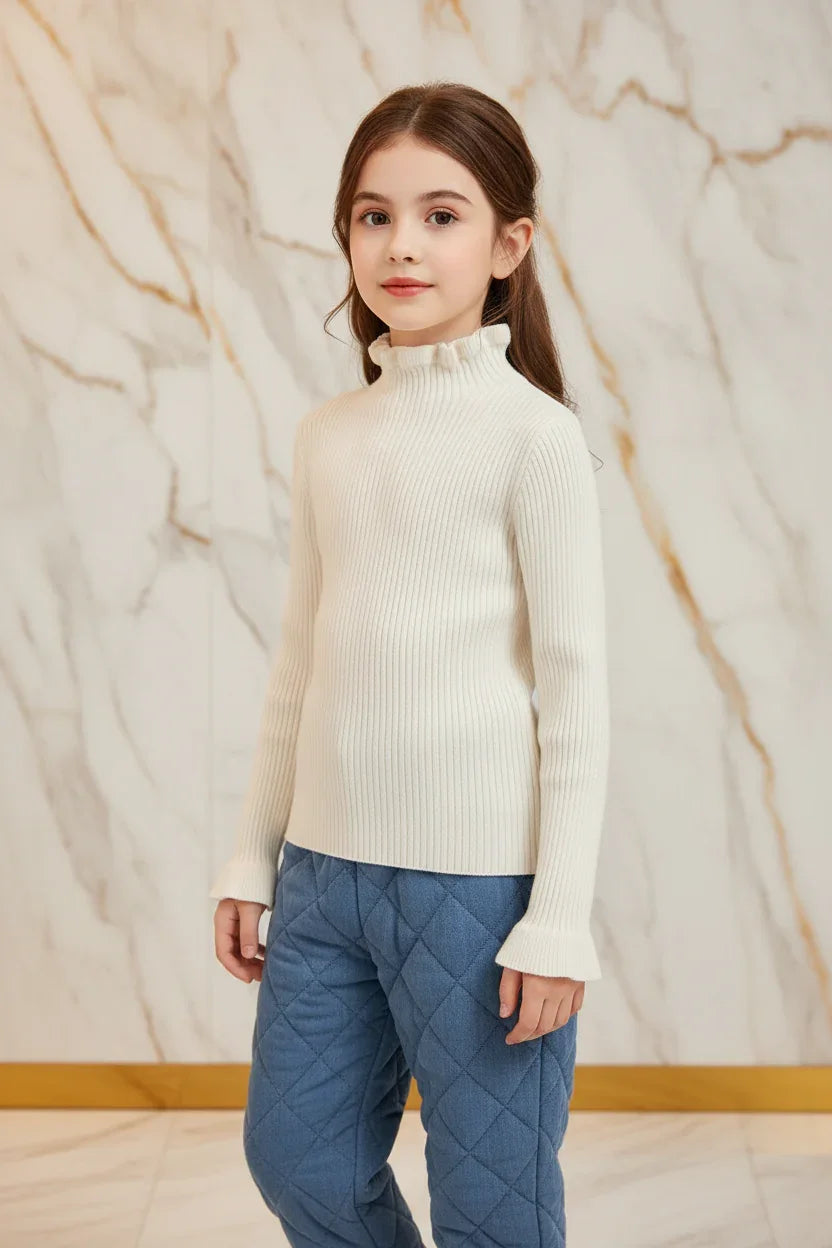 سويتر أبيض - لقطة ديناميكية