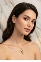 بورتريه مع القلادة