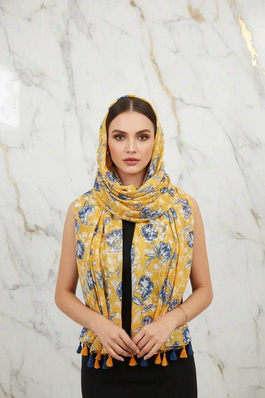 وشاح فاخر على الرأس