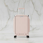 الحقيبة باللون الوردي الفاتح - منظر أمامي