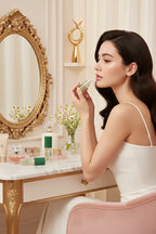 لقطة على طاولة الزينة