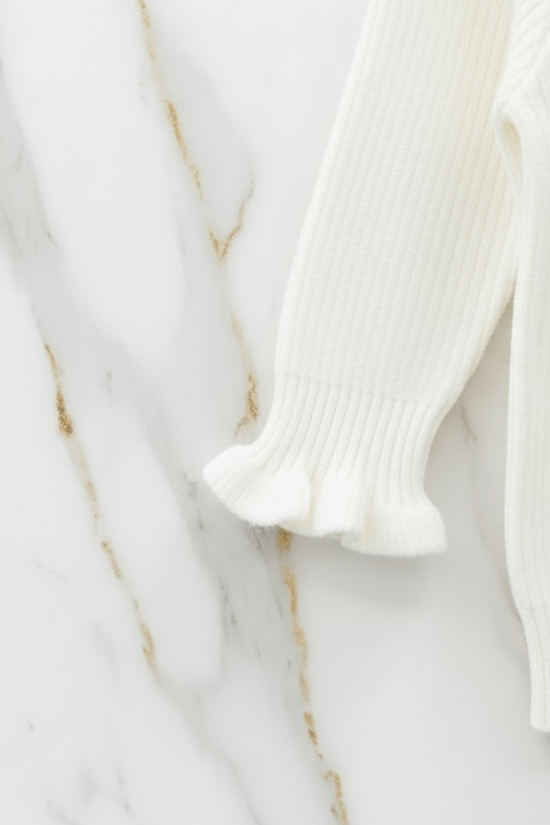 سويتر أبيض مبطن - تفاصيل الكم