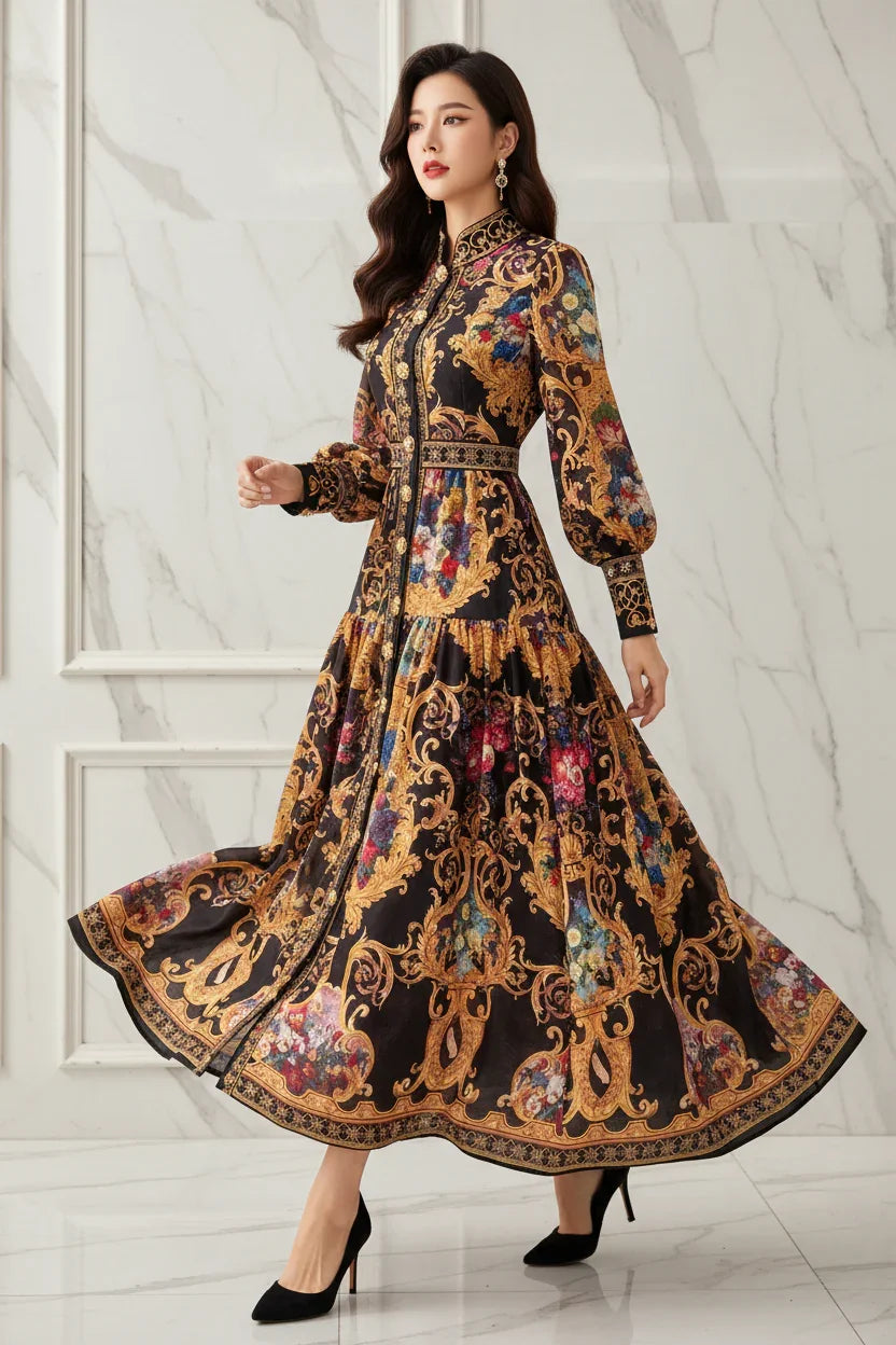 لقطة مشي للفستان