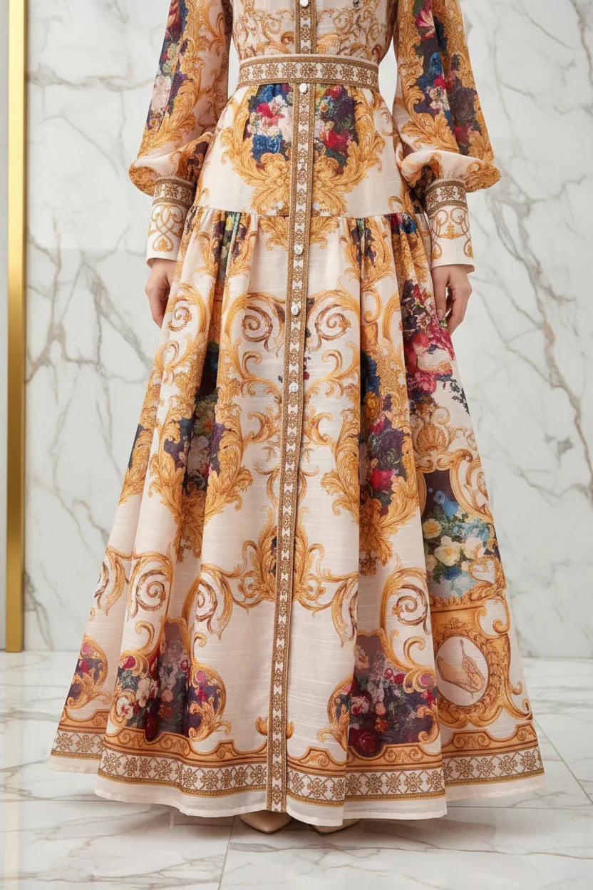 لقطة قريبة للتنورة