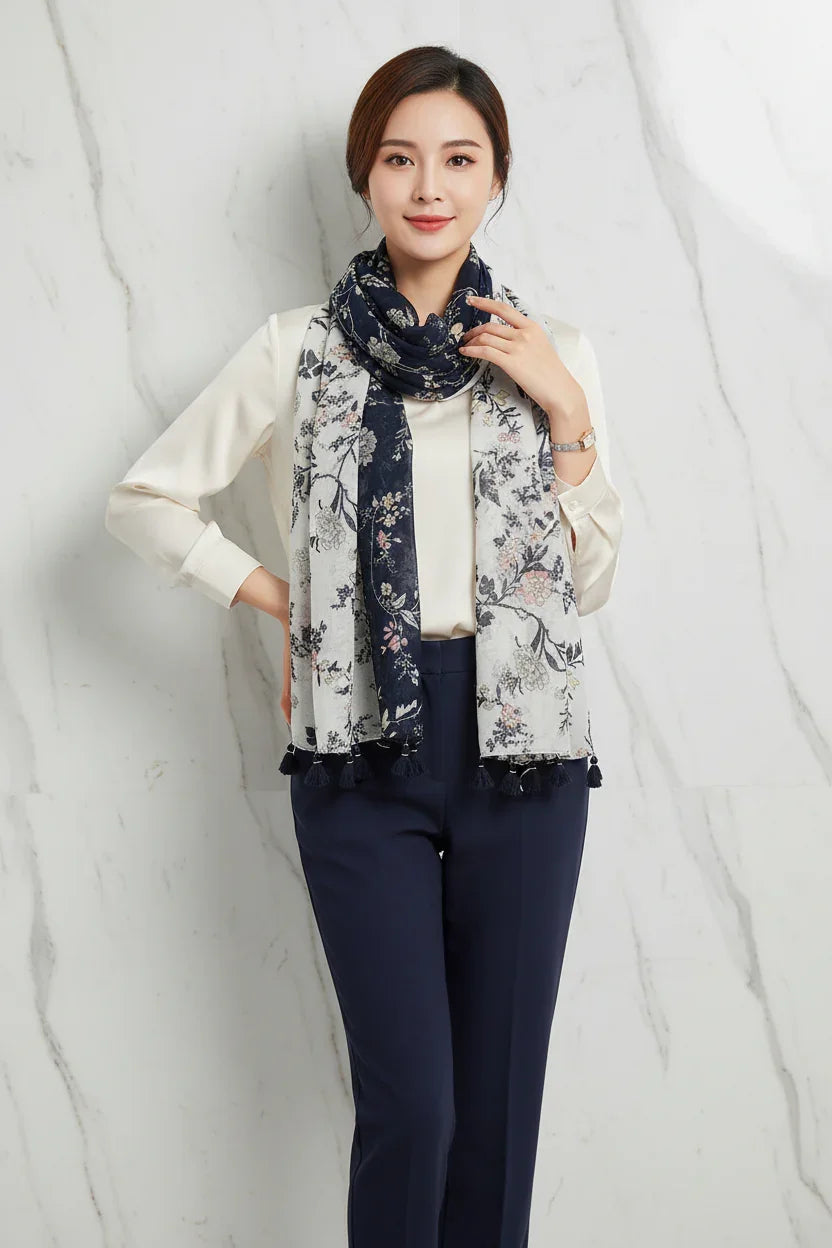 وشاح فاخر حول الرقبة