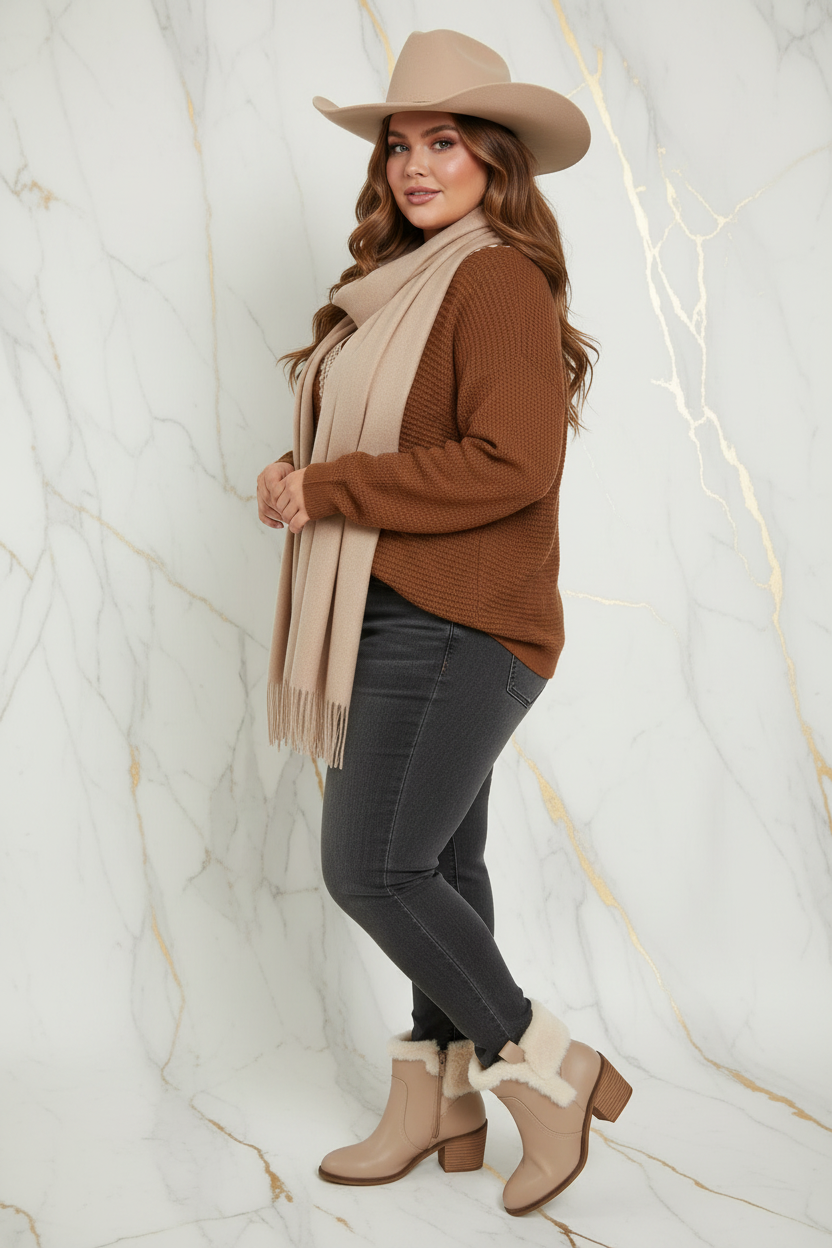 عارضة مقاسات كبيرة بالمجموعة - زاوية مائلة