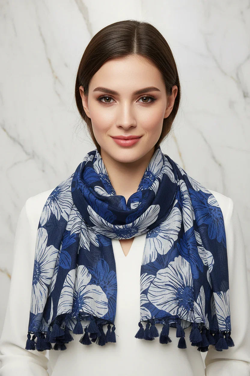 بورتريه قريب مع الوشاح