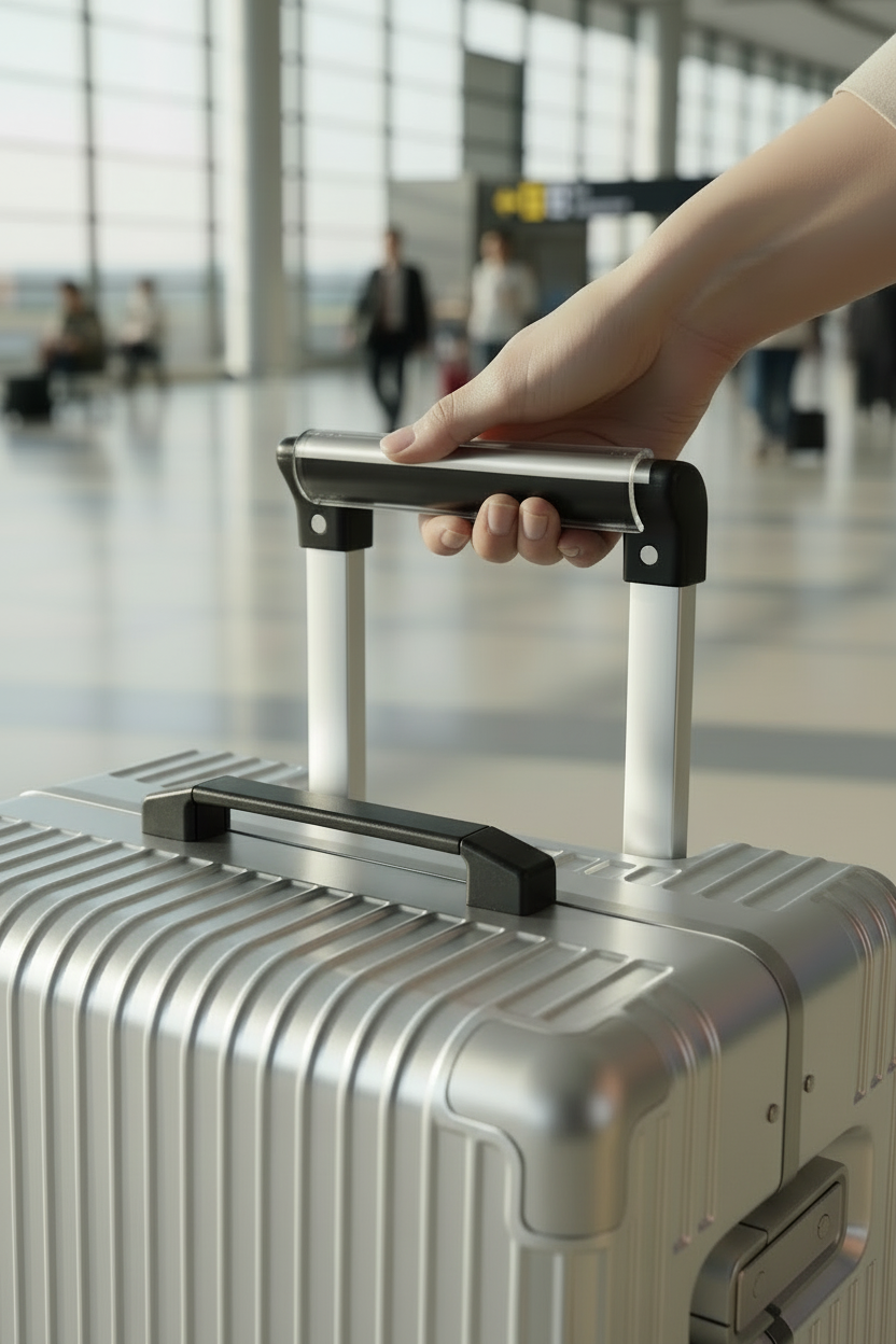 لقطة قريبة للمقبض - فضي