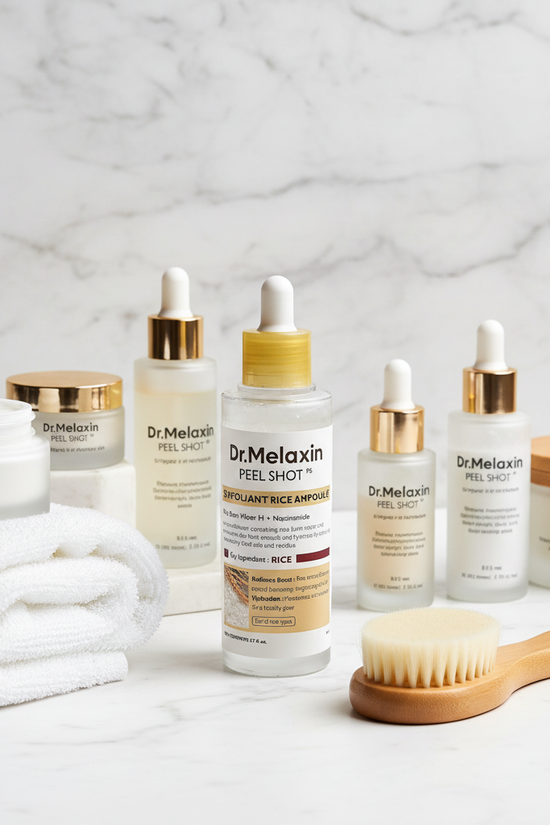 المنتج كقطعة مركزية - مع منشفة وفرشاة