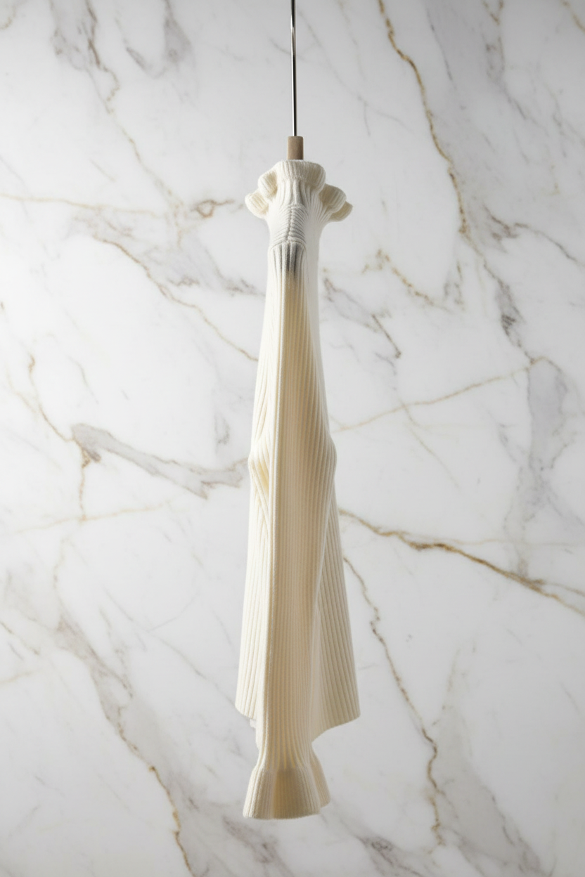 سويتر كريمي - منظر جانبي