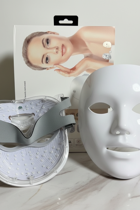 علبة المنتج مع القناع من الخلف والأمام - الصورة الأولى