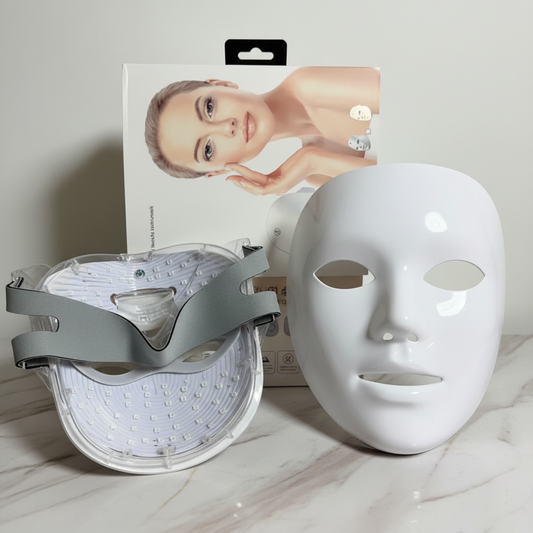 علبة المنتج مع القناع من الخلف والأمام - الصورة الأولى