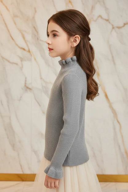 سويتر رمادي - جانبي أيسر