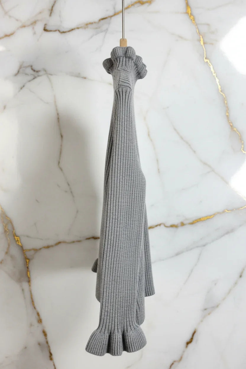 سويتر رمادي - منظر جانبي