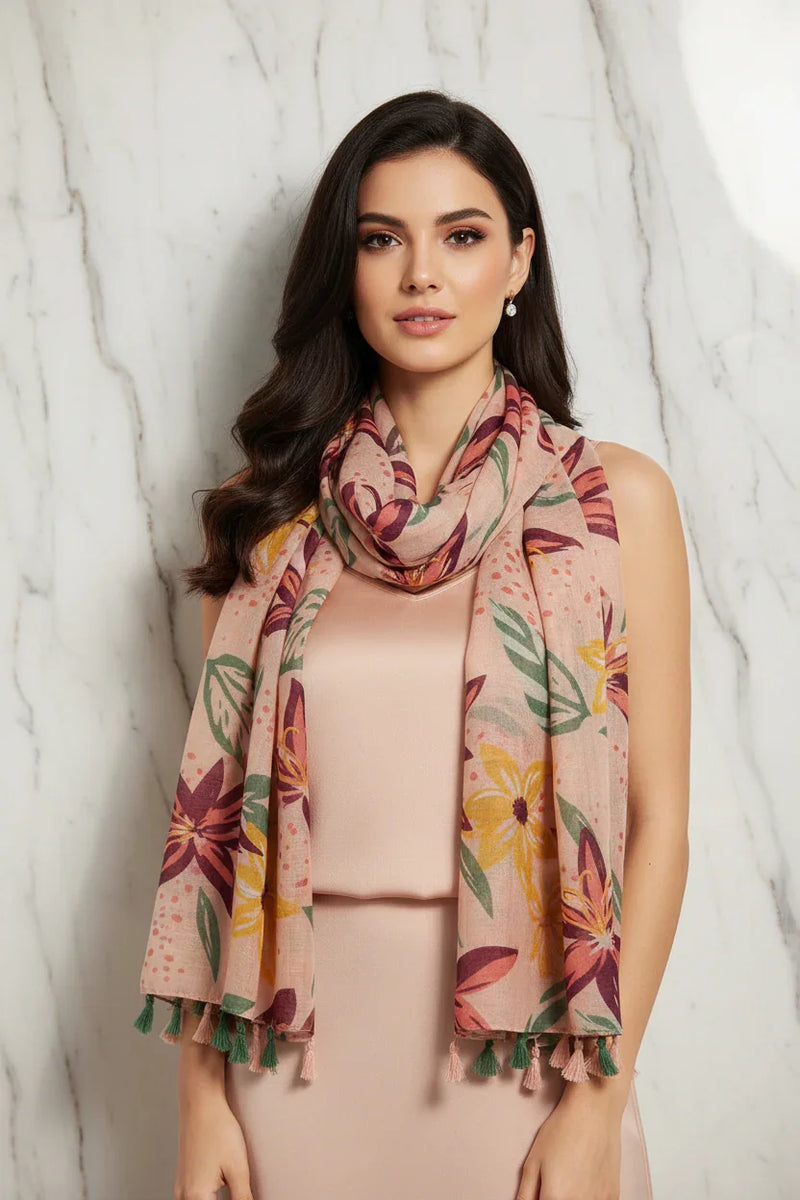 وشاح فاخر على الأكتاف