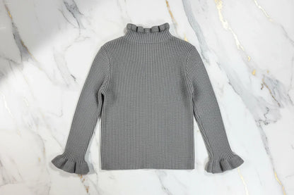 سويتر رمادي - منظر خلفي