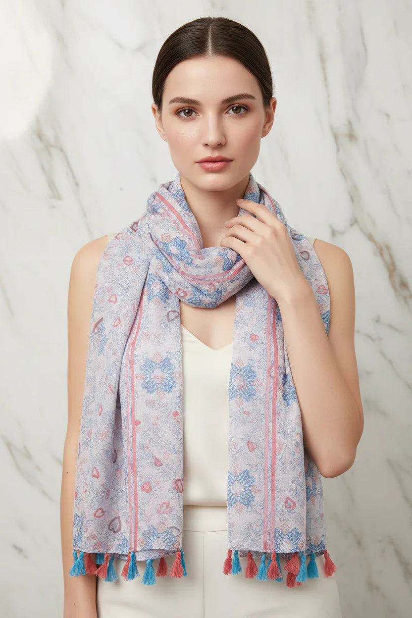 وشاح فاخر على الأكتاف