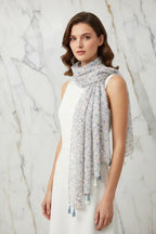 وشاح فاخر بعقدة جانبية