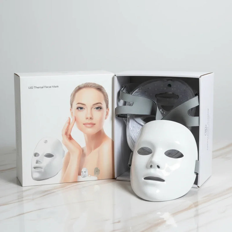 علبة المنتج مع القناع من الخلف والأمام - الصورة الثانية