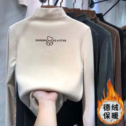 Double Sided German Fleece Good Black Thickened Sweater